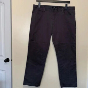 Calvin Klein  slim fit, charcoal gray cotton pants, 38 x 30